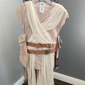 Star Wars Kids Rey Costume - Beige and Brown